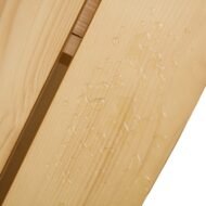 Outdoor 8 Person Picnic Table, 8 Person Round Picnic Table With 4 Built-in Benches, Umbrella Hole, Outside Table And Bench Set For Garden, Backyard, Porch, Patio, Natural - Image 6