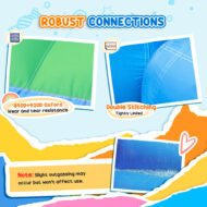 4 In 1 Inflatable Bounce House With Slide, Basketball Hoop, Ball Pit, 370W Blower, Storage Bag, 163 X 81 X 75 - Image 5