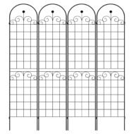 4 Pack Metal Garden Trellis For Climbing Plants Outdoor Netting Trellis