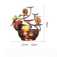 Pure Copper Water Ornaments Feng Shui Wheel Wealth Fountain - Image 2