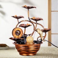 Pure Copper Water Ornaments Feng Shui Wheel Wealth Fountain - Image 9