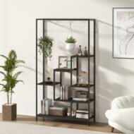 6-Tier Tall Plant Stand 71 Inch Metal Indoor Plant Shelf With 10 Hanging Hooks - Image 9