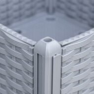 Outsunny 2 Piece Raised Garden Bed With Legs, Self-Watering Planter Box Raised Bed To Grow Flowers, Herbs  Vegetables, Gray - Image 6