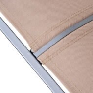 Outdoor Swing Chair Bench With Stand And Adjustable Canopy Porch Swing For Patio Garden - Image 4