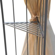 Outsunny 3Mx3M Garden Gazebo Double Top Outdoor Canopy Patio Event Party Wedding Tent Backyard Sun Shade With Netting - Cream White - Image 6