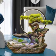 Feng Shui Wheel Fortune Rockery Fountain Circulation Water Wealth Landscape - Image 5