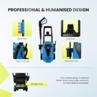 Electric Pressure Washer, High Pressure Cleaning Machine With Foam Cannon, 2.0 GPM Power Washer - Image 6