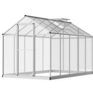 Greenhouse For Winter, 10' L X 6' W Walk-In Polycarbonate Greenhouse - Image 6
