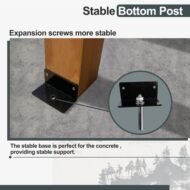 12 X 16 Outdoor Gazebo Wooden Grape Pergola For Climbing Plant Support, Garden, Terrace, Backyard, Deck, Brown - Image 2