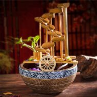 Fashion Personality Ceramic Flowing Water Fountain Ornament - Image 2