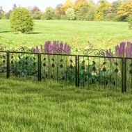 Decorative Garden Fence With 8 Panels Animal Barrier - Image 4