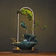 Generating Wealth Mountain Water Fountain Small Ornaments Circulating Water Car - Image 4