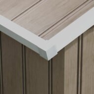 Outsunny 9 X 6ft Steel Garden Shed, Outdoor Storage Tool House With Vents, Foundation And Lockable Double Doors, Brown - Image 7