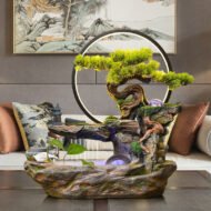 Feng Shui Wheel Fortune Rockery Fountain Circulation Water Wealth Landscape - Image 4