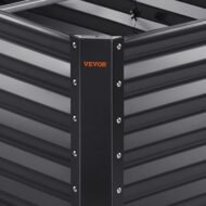 VEVOR Galvanized Raised Garden Bed Planter Box 94.5x47.2x23.6inch Flower Vegetable - Image 3