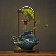 Generating Wealth Mountain Water Fountain Small Ornaments Circulating Water Car - Image 6