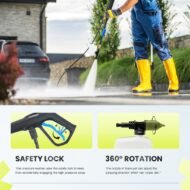 Electric Pressure Washer, High Pressure Cleaning Machine With Foam Cannon, 2.0 GPM Power Washer - Image 10
