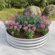 47.24x11.4 Tall Round Raised Garedn Bed,Metal Raised Beds For Vegetables, Outdoor Garden Raised Planter Box,Patio Planter Raised Beds For Flowers, Herbs  Fruits - Image 10