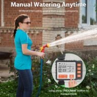 1Pc Sprinkler Timer With 3 Watering Programs Manual Mode Automatic Watering System Waterproof Irrigation Timer House Faucet Timer For Garden Yard Lawn - Image 5