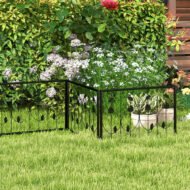 Decorative Garden Fence With 8 Panels Animal Barrier - Image 7