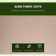 Outdoor Swing Chair Bench With Stand And Adjustable Canopy Porch Swing For Patio Garden - Image 7