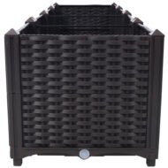 Deep Raised Garden Bed Plastic Planter Boxes For Vegetables Flowers Herbs And Succulents,Self-Watering Planter Box Raised Bed To Grow Flowers, Herbs & Vegetables, 63 L X 15.7D X 14.7 H - Image 7